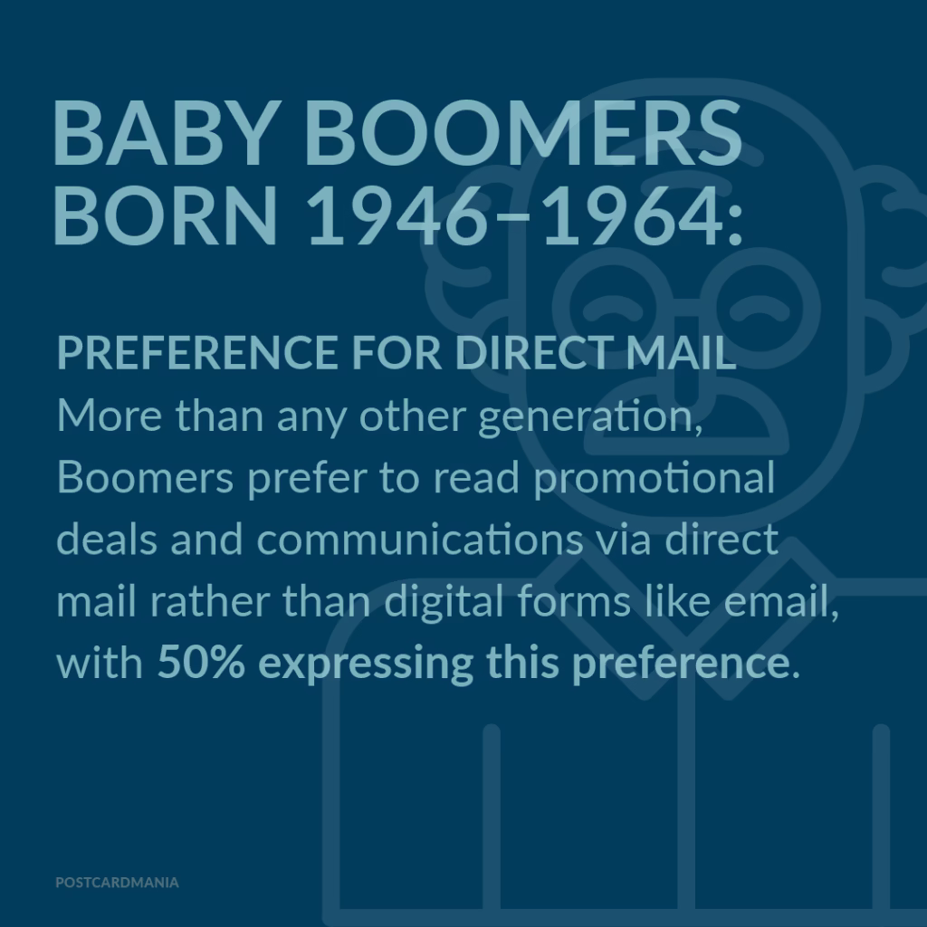 Boomer icon and social statistic