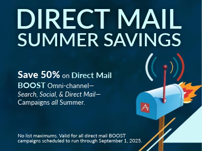 Direct Mail Boost Summer 2025 promotional art-400px
