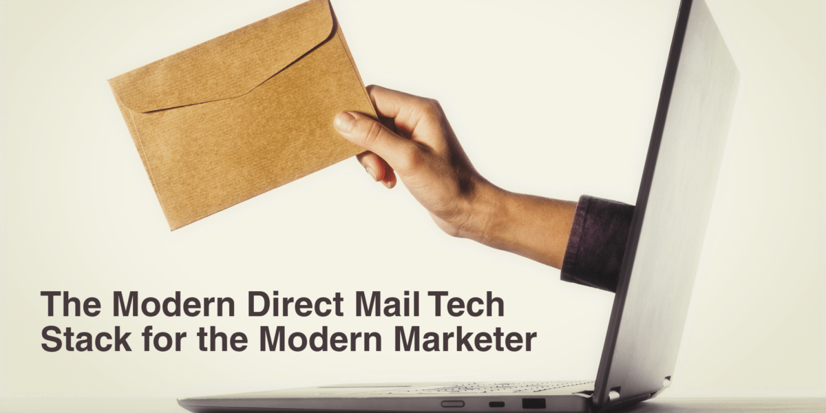 Modern Direct Mail Tech Stack Blog Hero Image